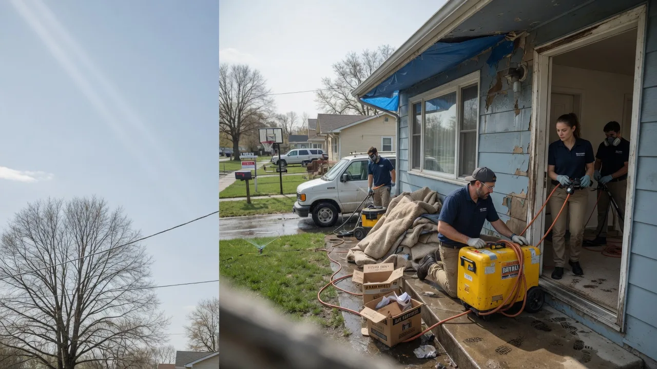 Basement Flood Cleanup in Jackson Center, OH near me